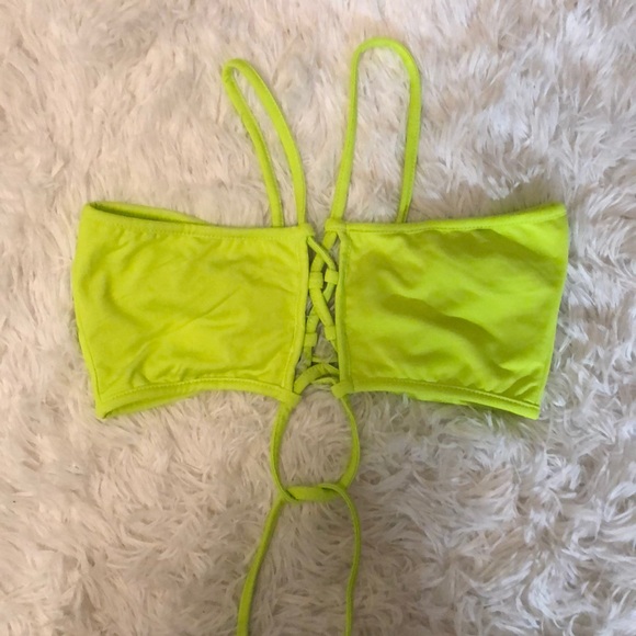 Lime Green Crop Top - Picture 3 of 3